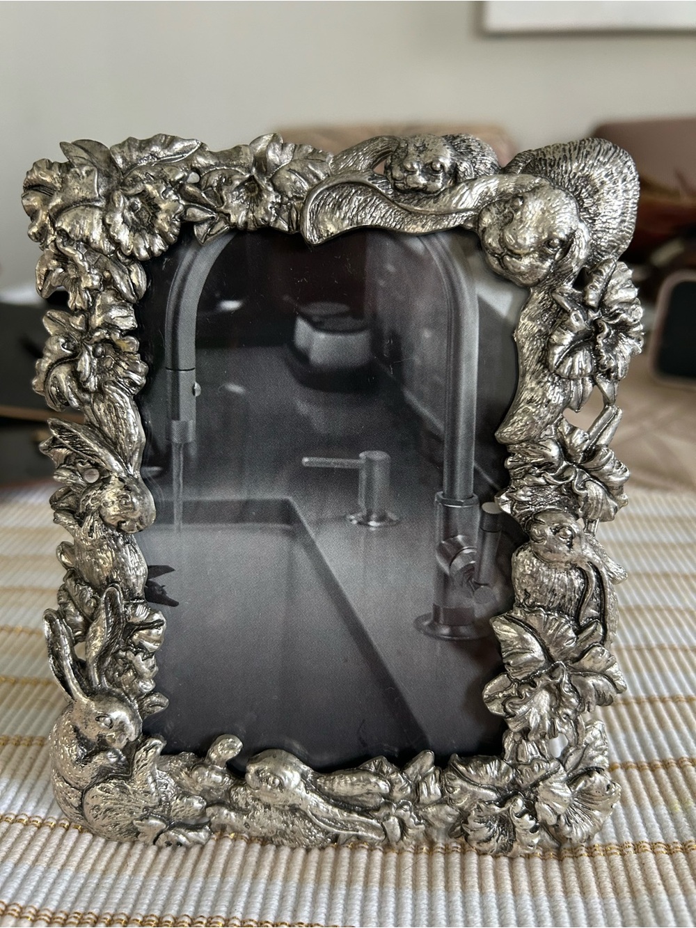 Ornate Silver Floral Picture Frame - Classic Home Accents